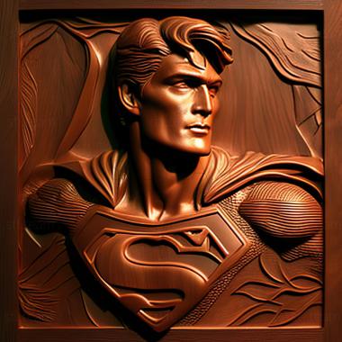 3D модель Супермен СуперменКристофер Рив (STL)
